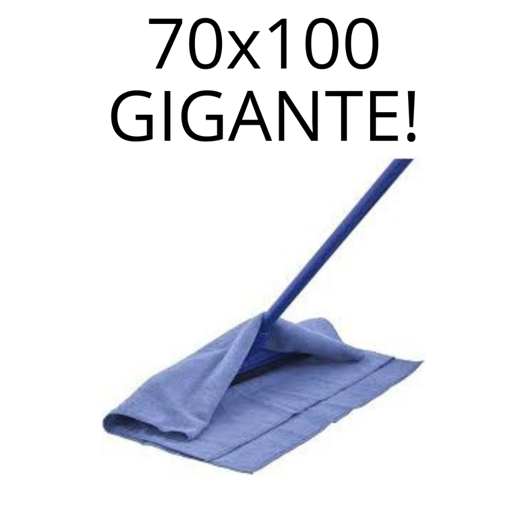 Kit Panos de Chão 100x70 Power Clean Não Solta Fiapos em Oferta na Shopee