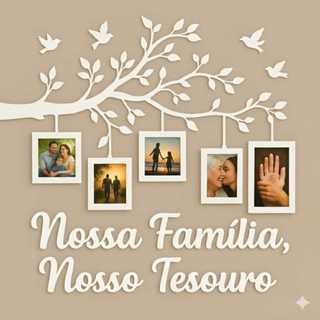 Porta Retrato 10x15 Parede Árvore Genealógica em MDF – Nossa Família Nosso Tesouro em Oferta na Shopee