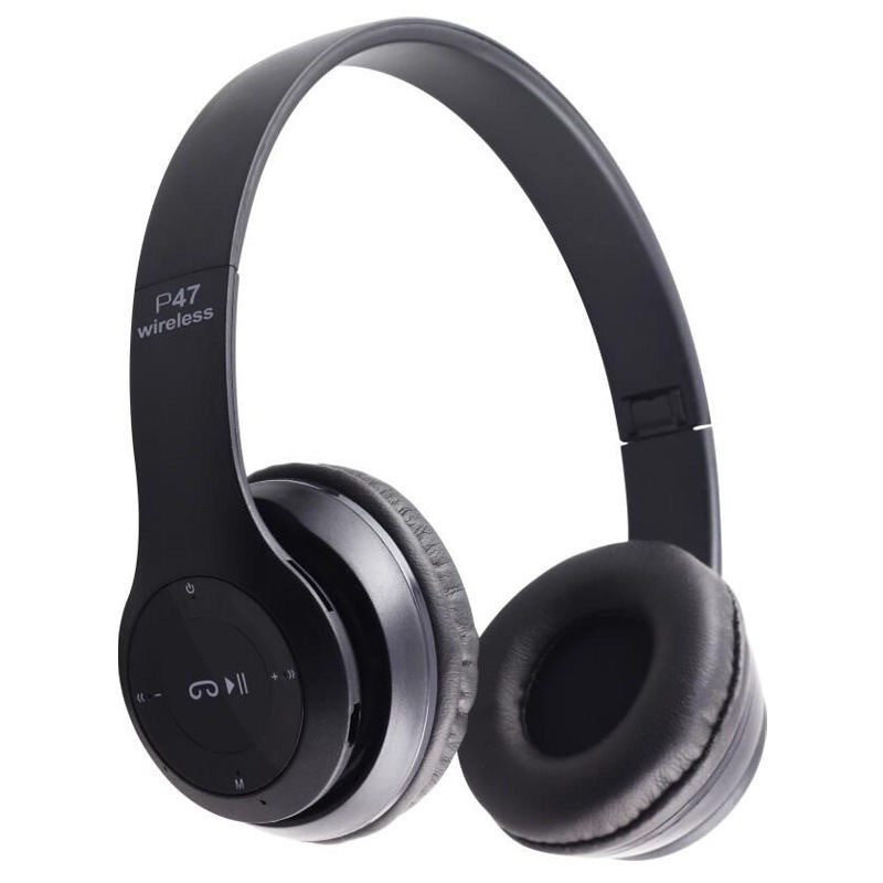 Fone P47 Headphone Sem Fio Estéreo Redução de Ruídos Bluetooth 5.0 Universal