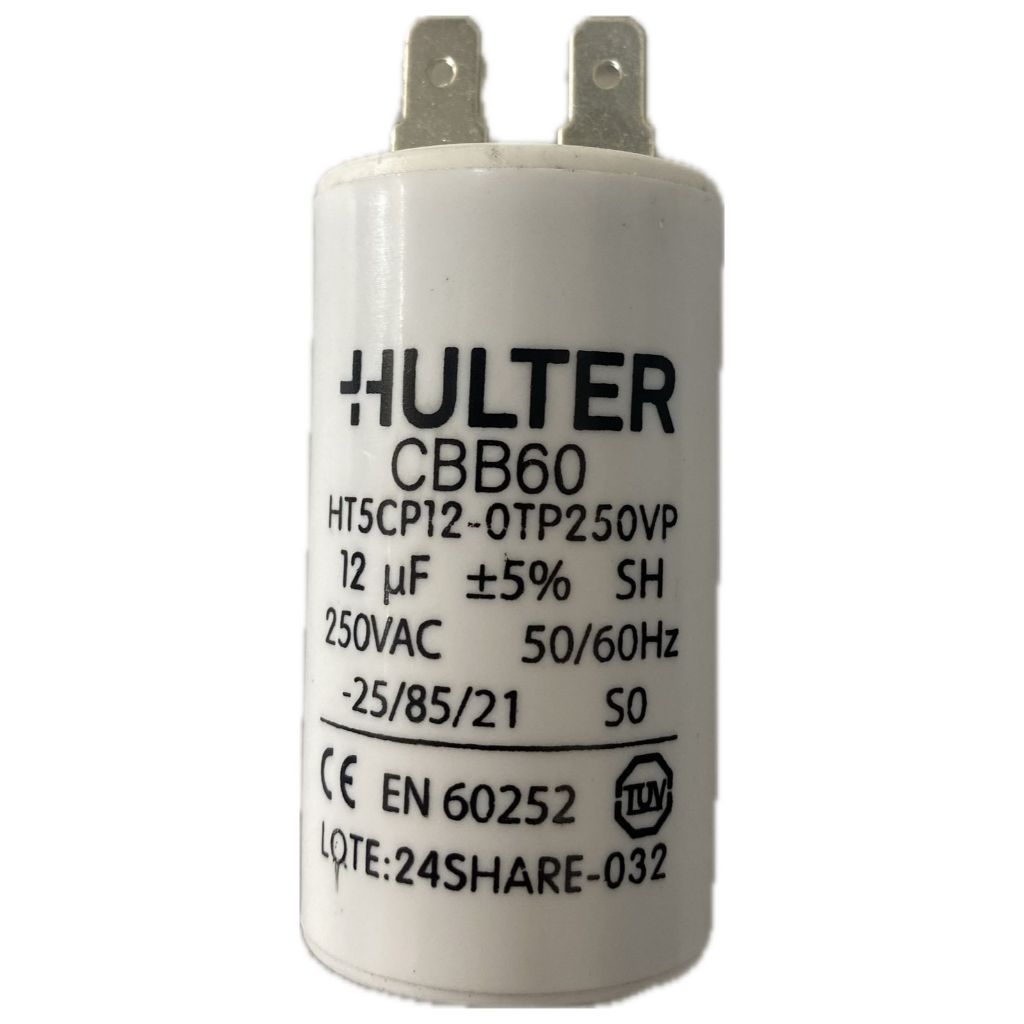 CAPACITOR 12 250V PARA GELADEIRA ELECTROLUX - FE18-RE31-DF34A-DC37-DF38A-DW39X-DF39...