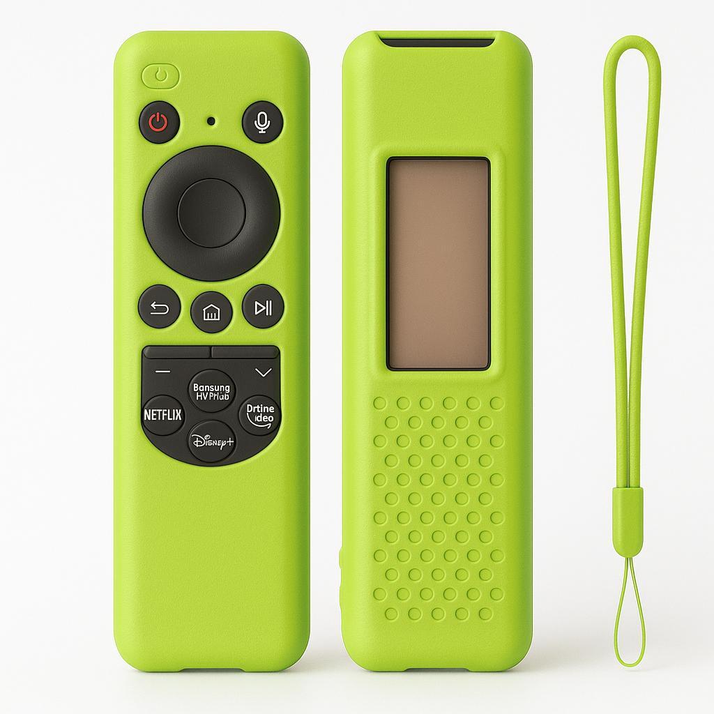 Case Capa de Silicone Durável Verde Controle Remoto Smart TV – Melhor Pegada e Proteção