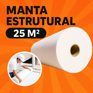 25M² Manta Estrutural Impermeabiliza Telhas Pisos Lajes contra Umidade e Fissuras em Oferta na Shopee