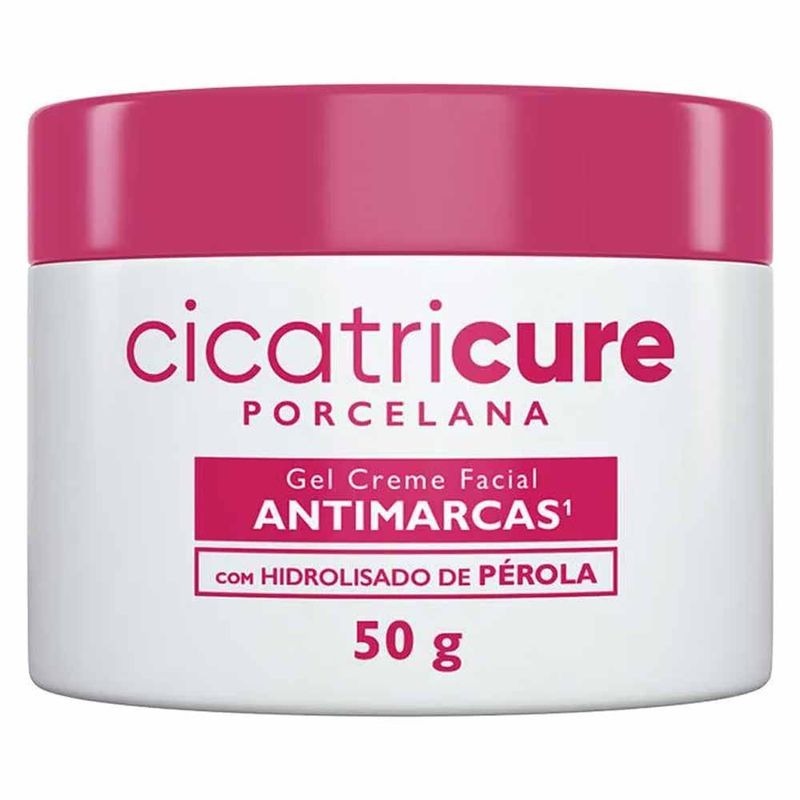 Gel Creme Facial Cicatricure Antimarcas Porcelana Com 50g em Oferta na Shopee