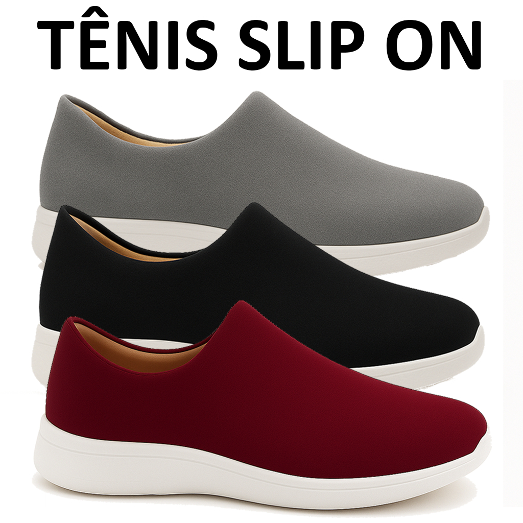 Tênis Meia Feminino Masculino Calce Fácil Academia Confortável Ortopédico Leve Macio Caminhada em Oferta na Shopee