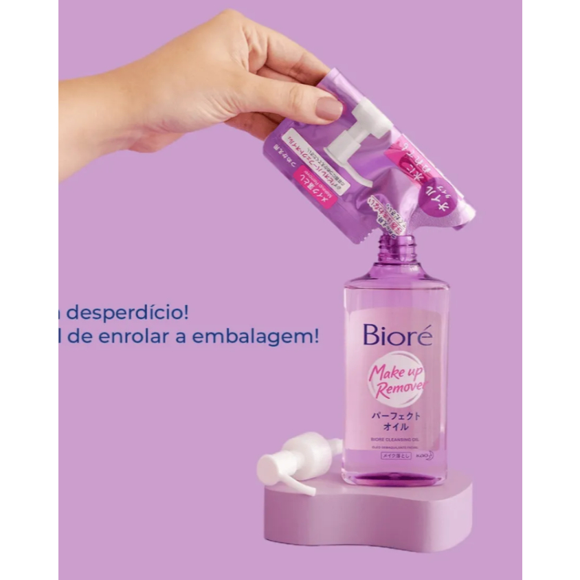 Óleo Demaquilante Facial Bioré - Cleansing Oil Refil 210ml em Oferta na Shopee