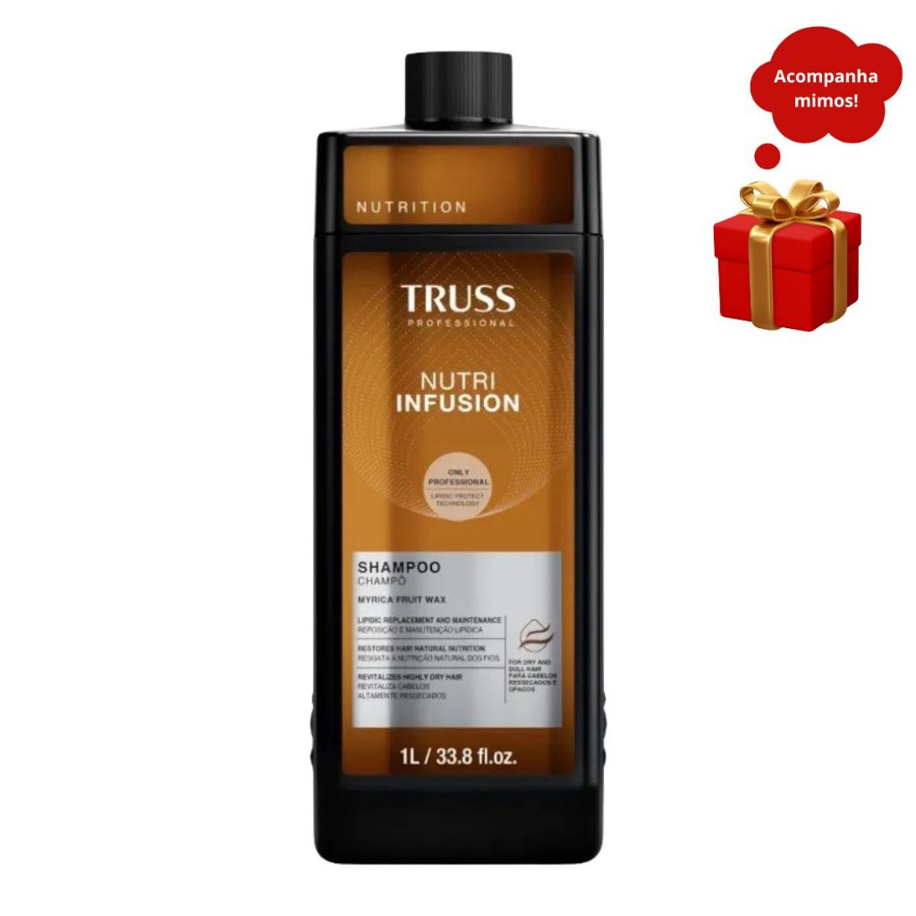 Truss Refil Shampoo Nutri Infusion Revitaliza Cabelos 1L