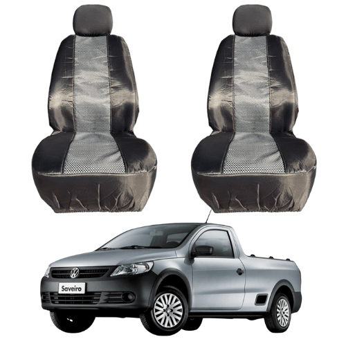 Capa de Banco Universal Para Carro Saveiro Pick up Montana Strada, Kombi 2 Lugares individual e Semelhantes Tecido Nylon