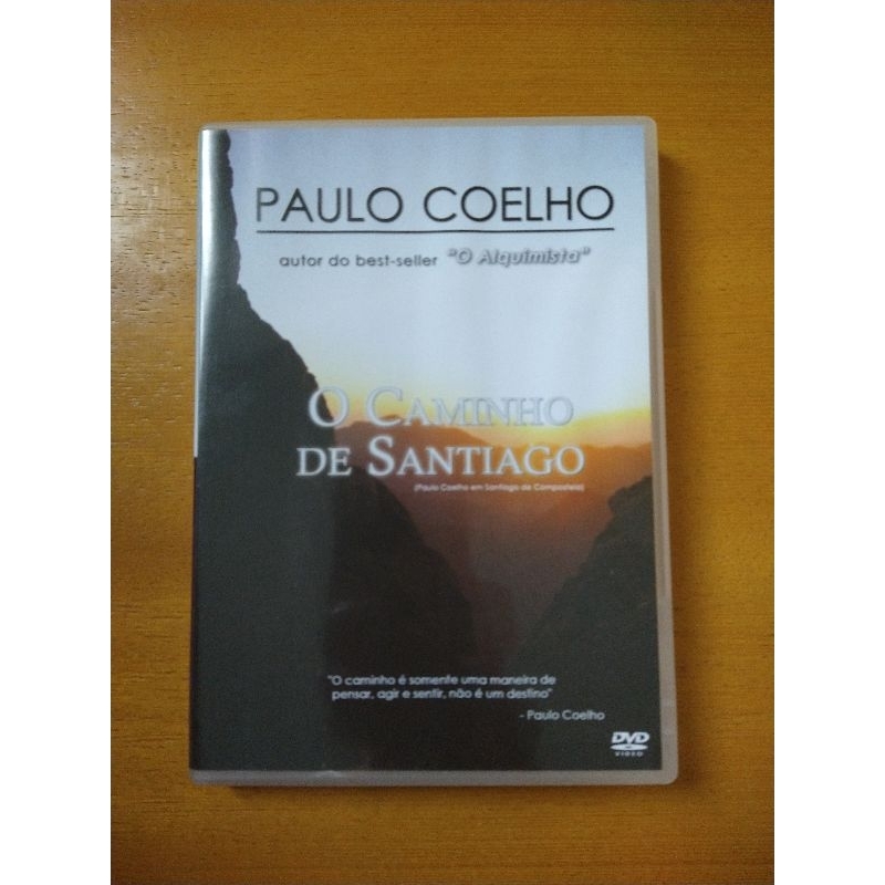 DVD original raro "O Caminho de Santiago" do escritor Paulo Coelho