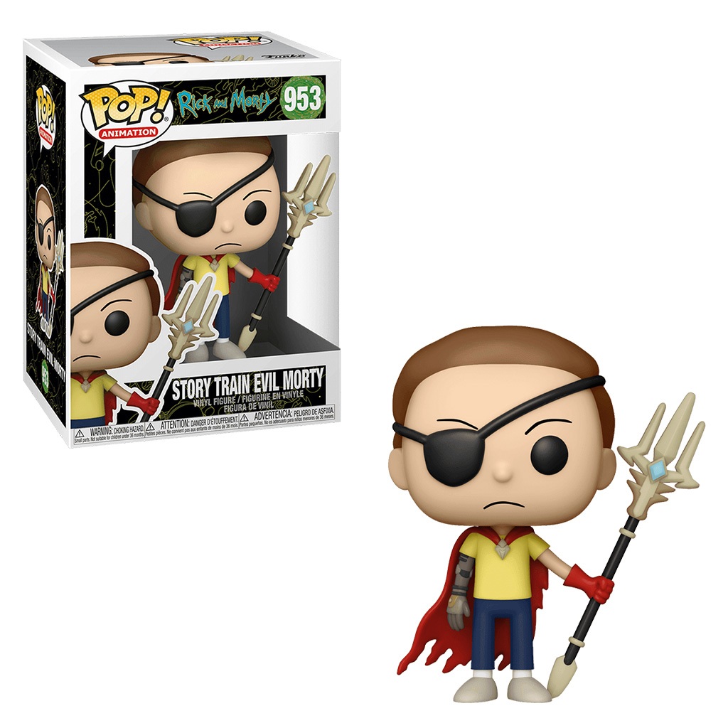 Boneco funko POP! RICK AND MORTY STORY TRAIN EVIL MORTY 953 NOVO ORIGINAL
