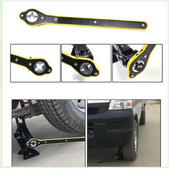 Chave Catracada Cruzada Para Macaco de Carro Jack Portátil Universal