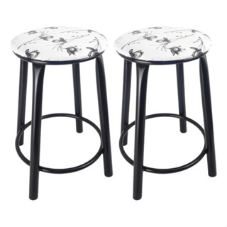 Kit 2 Banquetas Baixa Banco Cozinha Americana Balcão Bar Aço Lazer em Oferta na Shopee