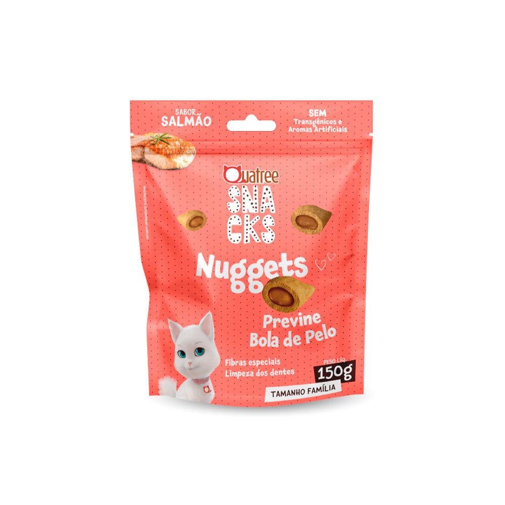 Quatree Snacks Nuggets Bola De Pelo 150g
