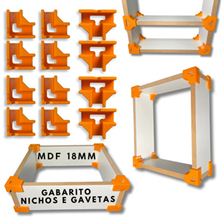 Kit Gabaritos 18mm MDF Para Montagem De Moveis Nichos caixas em Oferta na Shopee