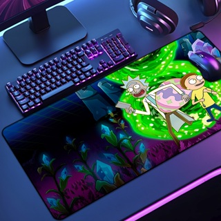 Mouse Pad Grande Gamer Rick Mort 65x30 70x35 80x35 90x40 90x50 120x60 Antiderrapante Borda Costurada em Oferta na Shopee