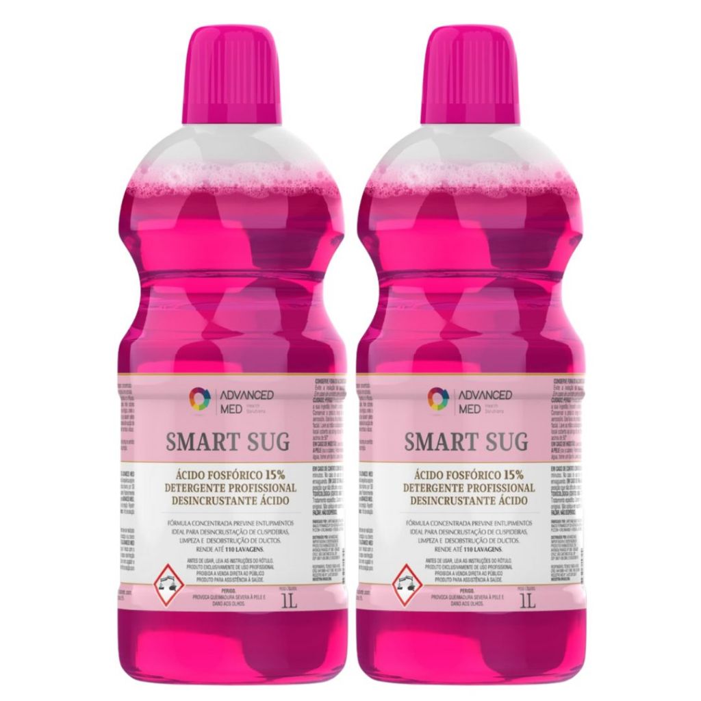 Detergente Smart Sug Odontologia Combo 2 unidades em Oferta na Shopee
