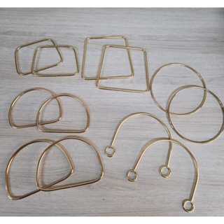 Par de Alça de Metal dourada para bolsas em Oferta na Shopee