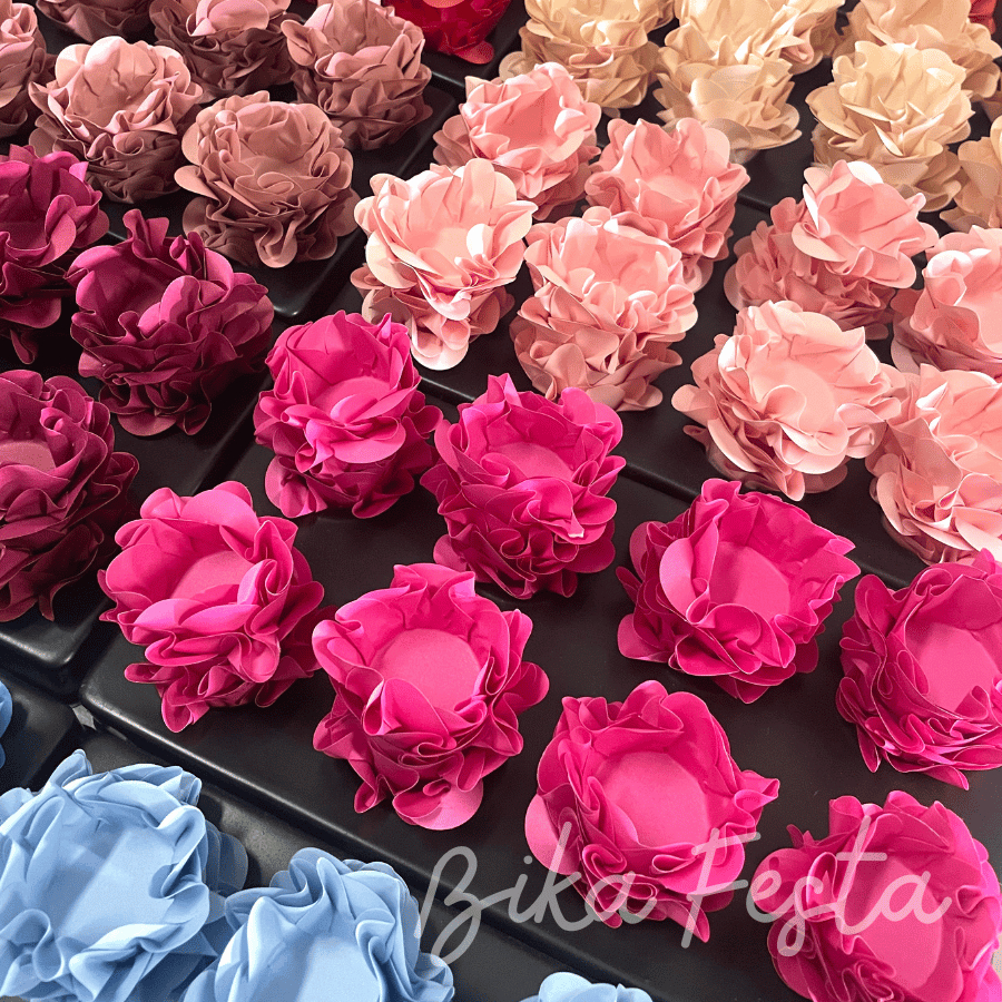 80 Forminhas para doces finos Casamento Festa Flor Luxo Brigadeiro Cores em Oferta na Shopee