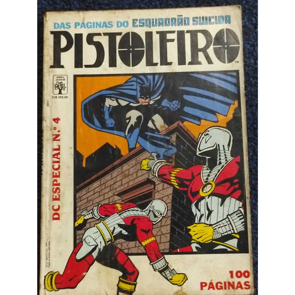 HQ GIBI DAS PAGINAS DO ESQUADRAO SUICIDA - PISTOLEIRO DC ESPECIAL N. 4 (HQ20-2)
