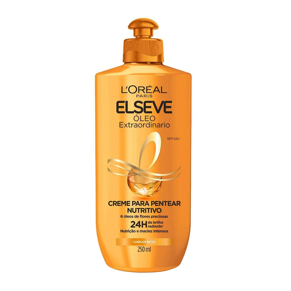 Creme p/ Pentear Elséve Óleo Extraordinário Nutrição Intensa 250ml - L'oréal em Oferta na Shopee