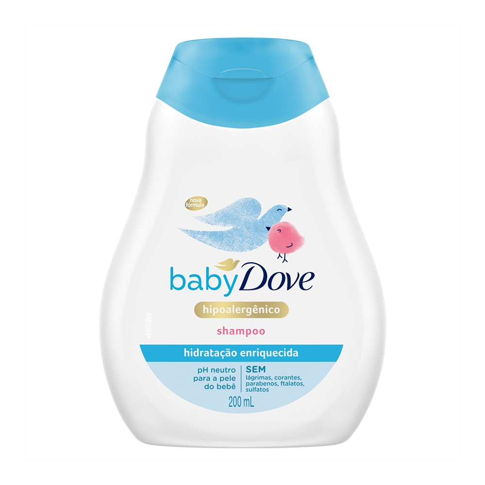 Shampoo Hidratação Enriquecida 200ml - Baby Dove em Oferta na Shopee