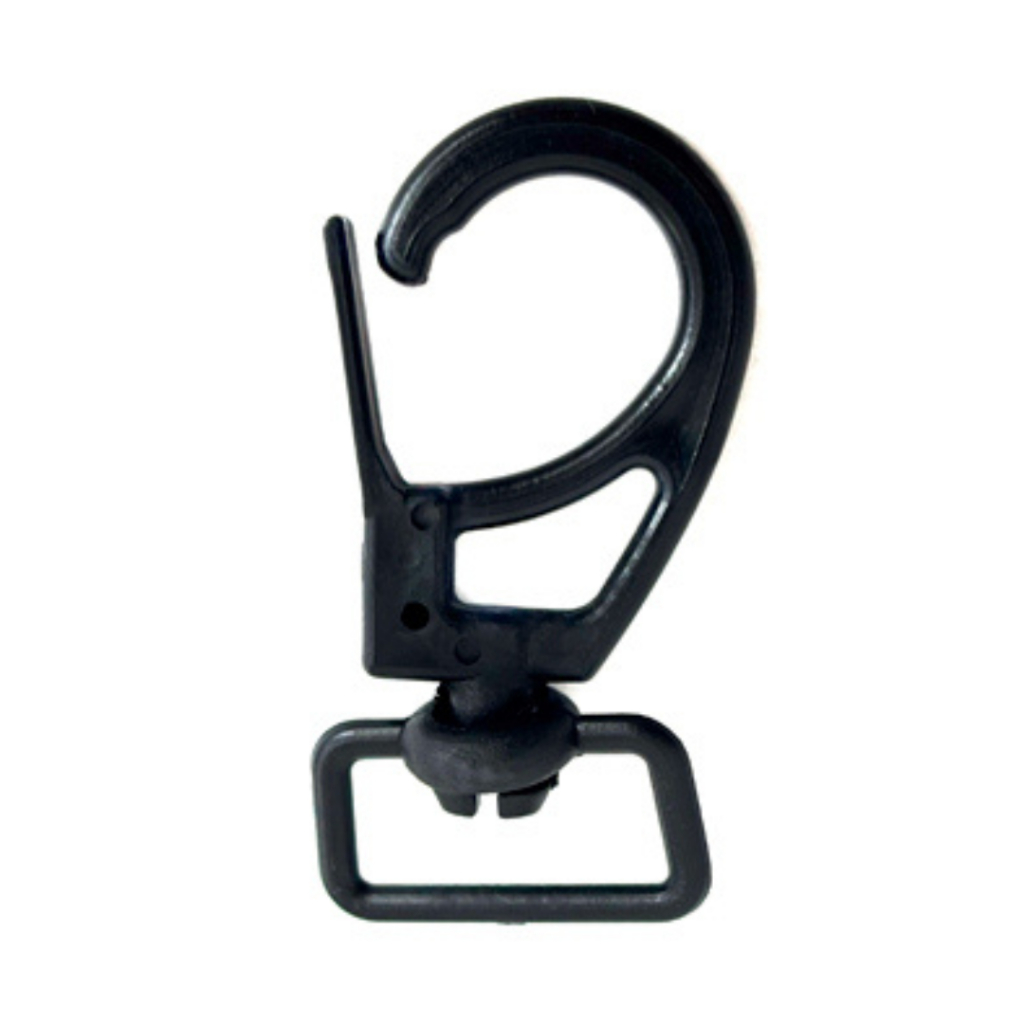 Mosquete plástico em PVC com girador