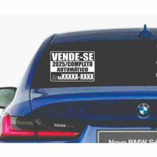 ADESIVO VENDE-SE PARA CARROS - PERSONALIZADO em Oferta na Shopee