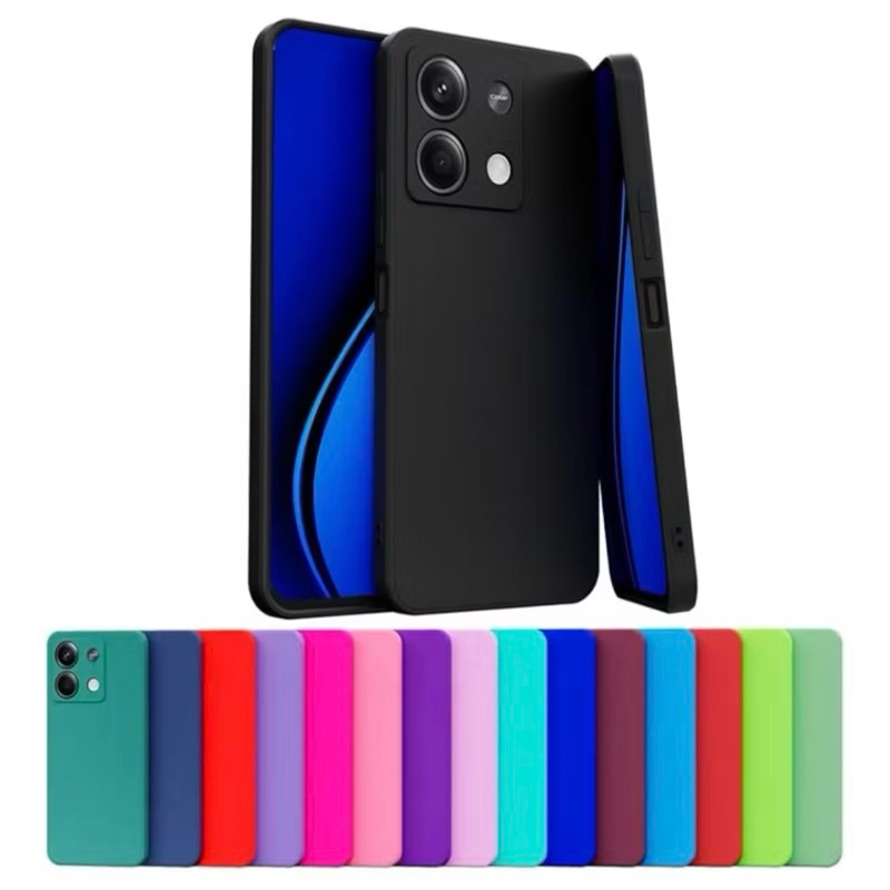 2X1 Xiaomi Poco C85- Capa Silicone Aveludada Colorida + Película Ceramica 3D