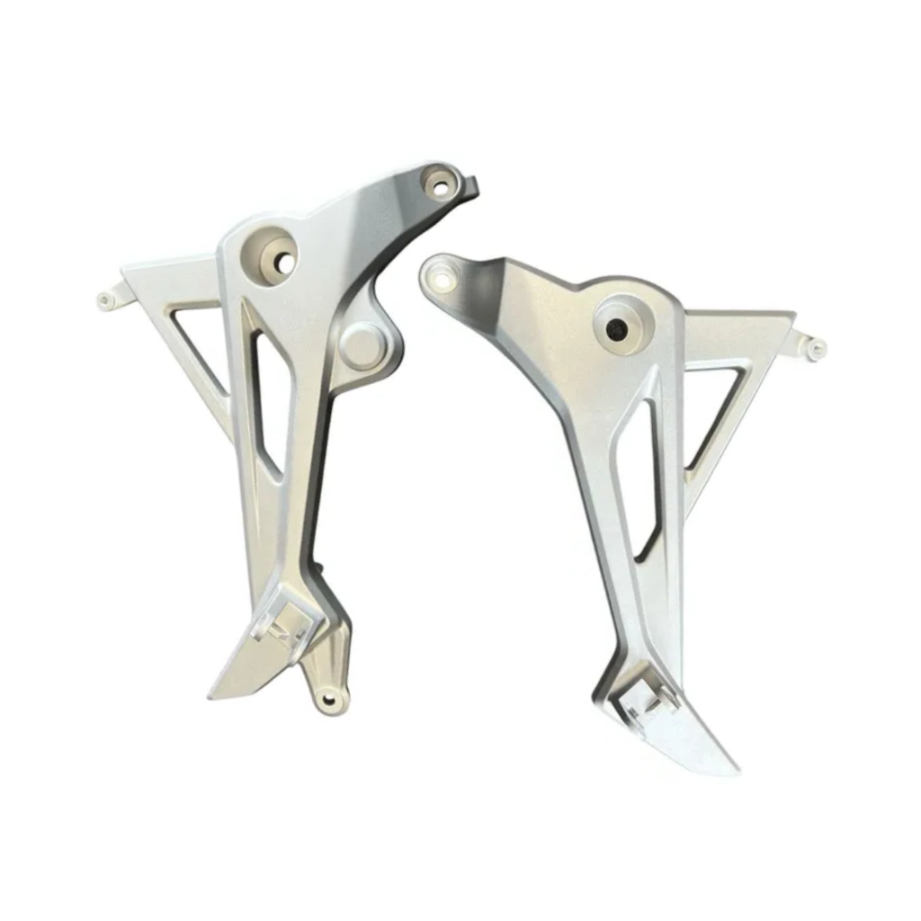 Par De Suporte Pedal Bacalhau Da Titan Fan Cargo 160 2025/26 Prateado