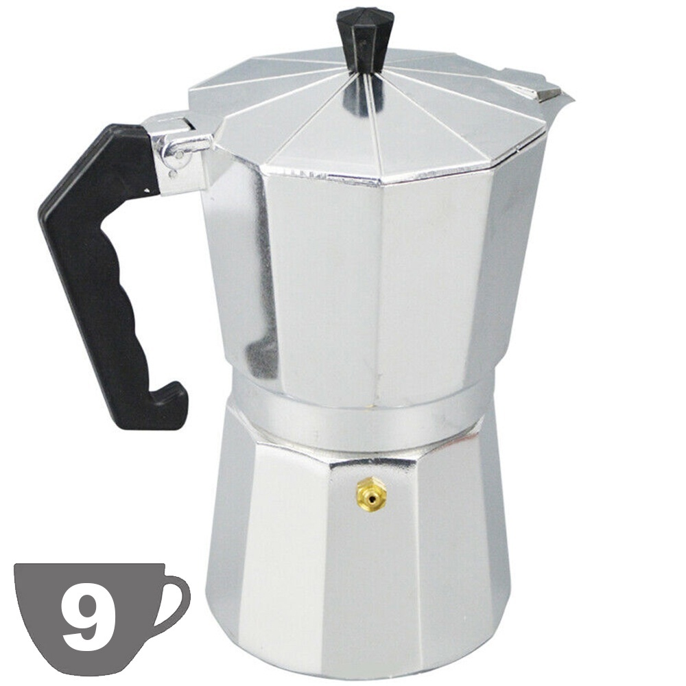Cafeteira Italiana Alumínio Capacidade 450ml 9 Xícaras em Oferta na Shopee