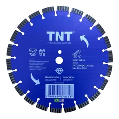 Disco Diamantado Segmentado 350mm Para Stihl Laser Welded TNT Concreto Pavers Calçadas Construção