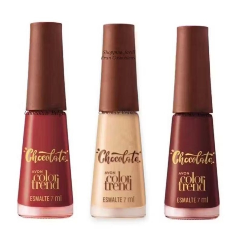 Kit 3 Esmalte Avon Color Trand 10 Free 7ml Cada, Faça Já Sua Escolha em Oferta na Shopee