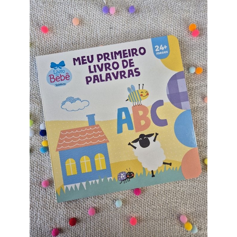 Meu Primeiro Livro de Palavras | Livro Educativo para Estimular o Vocabulário | 2+