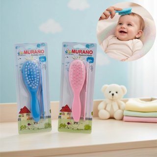 Kit 10-20 Escova e Pente Infantil Murano Cores Azul e Rosa Ergonômico REF 101 LUMX3 ERA em Oferta na Shopee