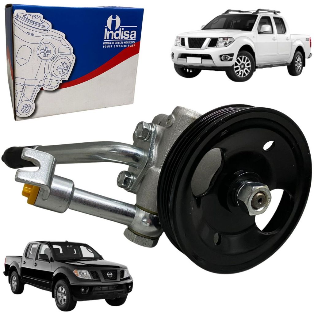 Bomba de Direção Hidráulica Com Polia Para Nissan Frontier 2.5 16V 2008 2009 2010 2011 2012 2013