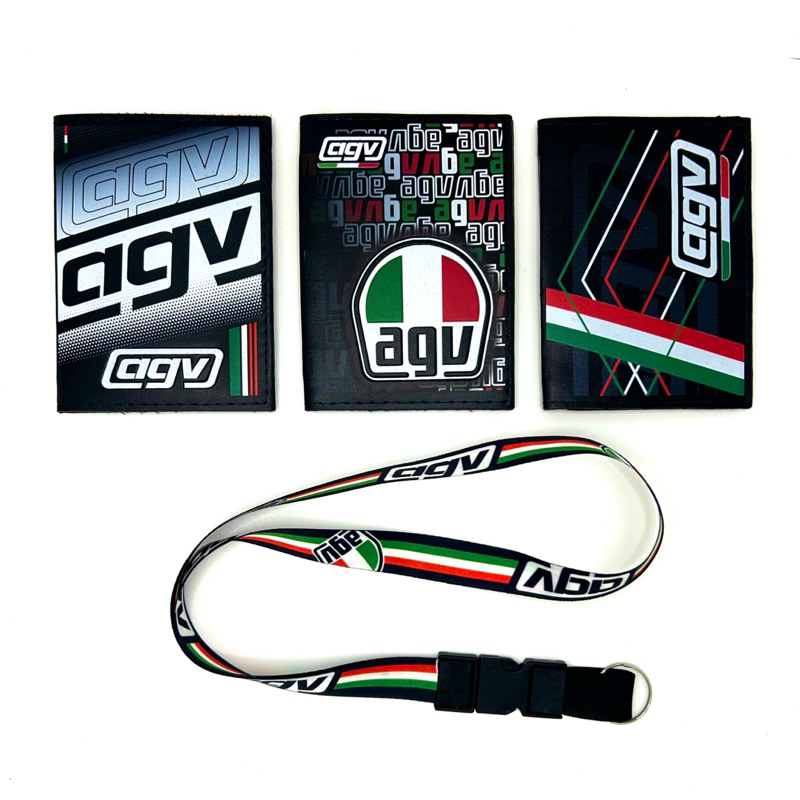 Kit carteira + cordão engate p/ chave, crachás e moto (modelos diversos) em Oferta na Shopee