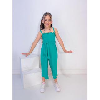 Macaquinho Infantil Menina de 4 a 10 anos Liso em Oferta na Shopee