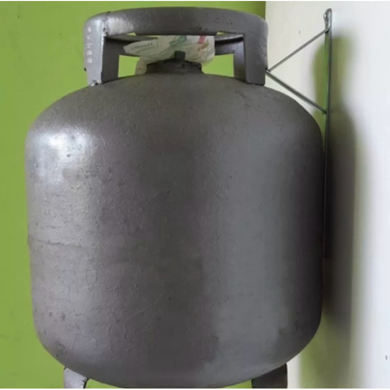 Suporte Para Botijão De Gás Barra chata 3/4x 1/8 de Parede C/ Buchas E Parafusos em Oferta na Shopee
