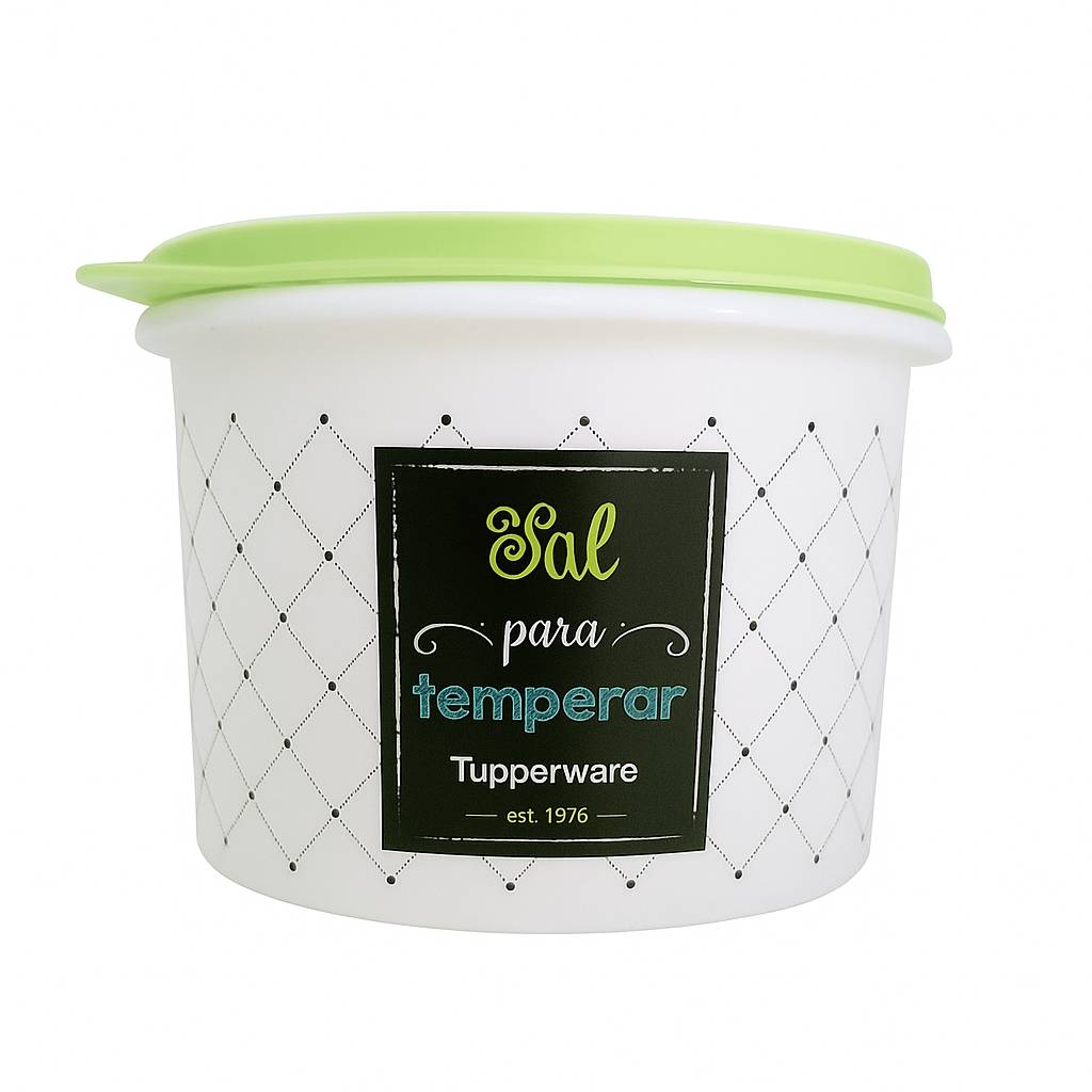 Tupperware Caixa Sal bistro 1,3kg Original | Pote Hermético Cozinha Organização