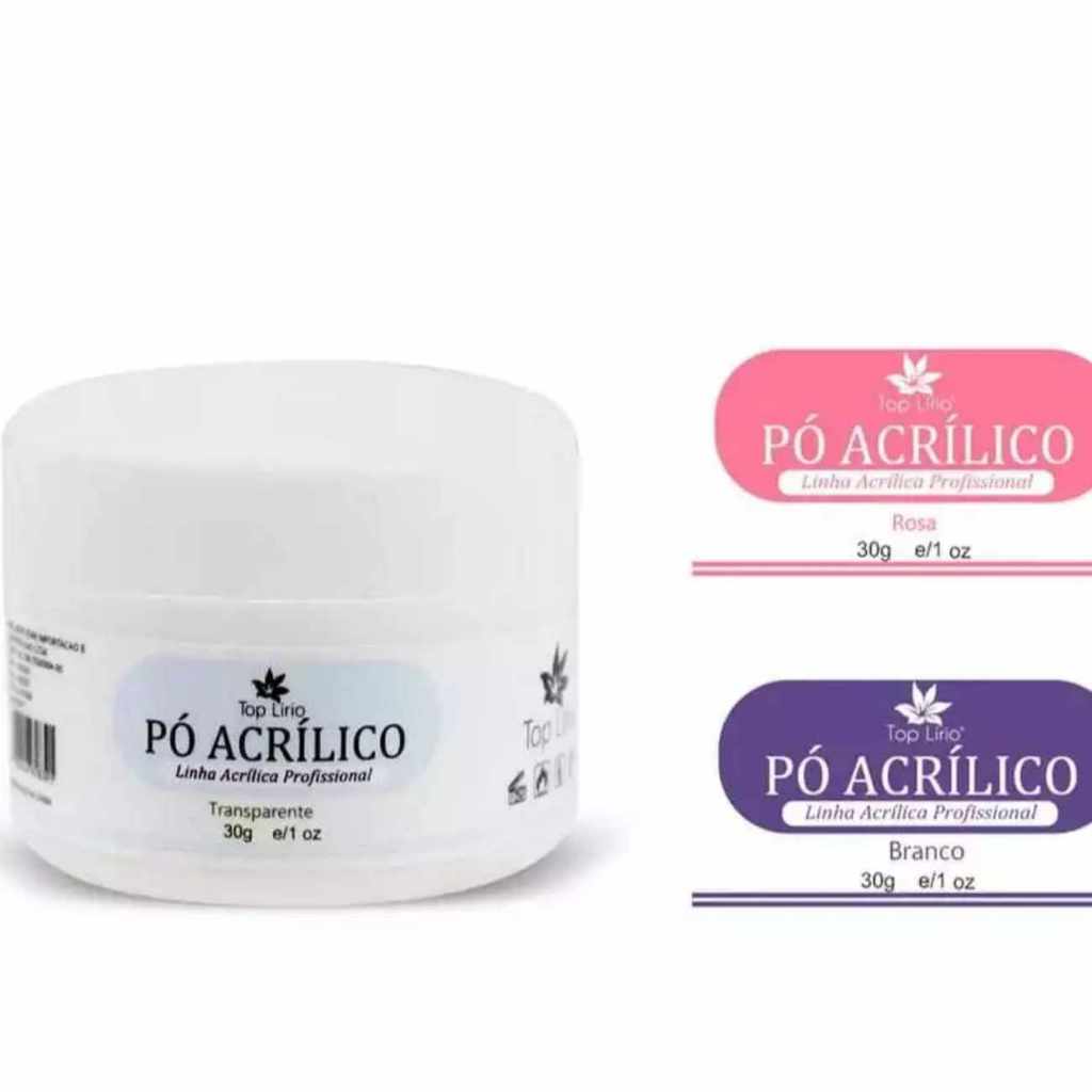 Pó Acrílico P/ Unhas De Porcelana Acrigel em Oferta na Shopee