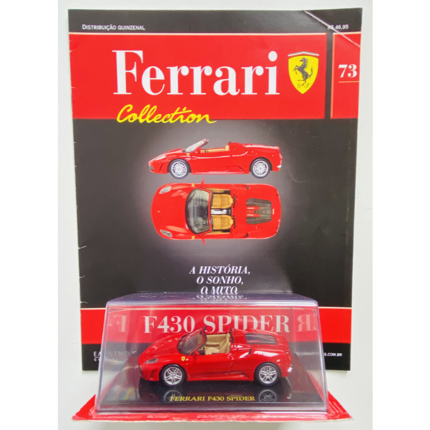 Miniatura Ferrari F430 Spider (Lacrada) 2005 - F1 - Fórmula 1 - 1:43