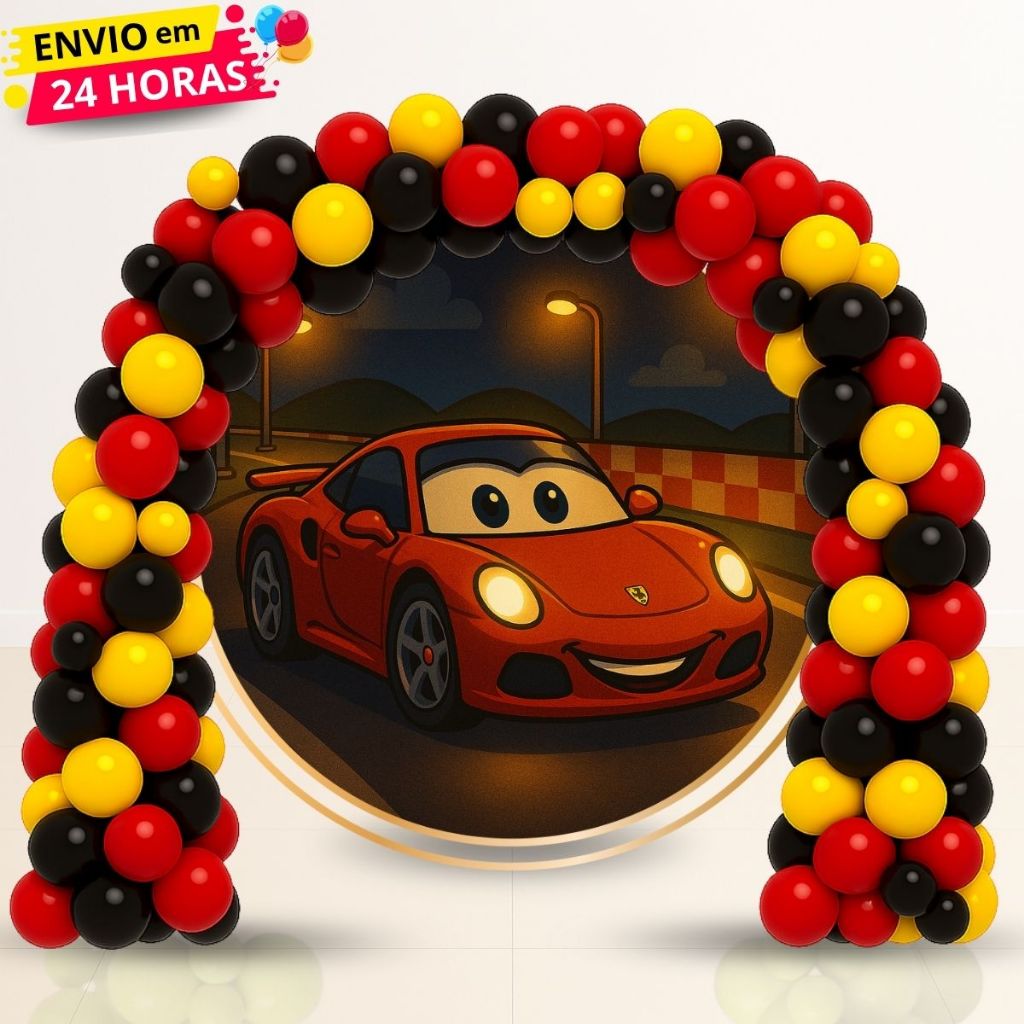 Kit 150 Balões Latex 6,5"  Para Arco Desconstruido Tema Carros Decoração Aniversário Festas em Oferta na Shopee