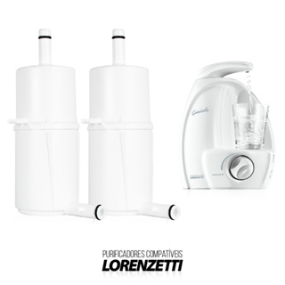 Kit 1 ou 2 Refil Filtro Purificador Gioviale Compatível Lorenzetti Vela Carvão Ativo Rpc-01 GIO em Oferta na Shopee