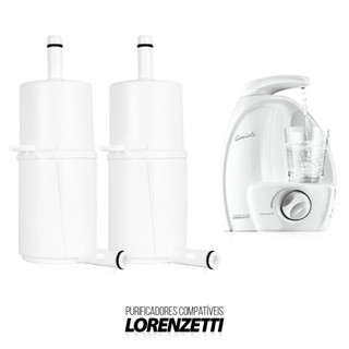 Refil Filtro Gioviale Compatível Lorenzetti Vela RPC-01 GIO Carvão Ativo escolha kit sua preferencia