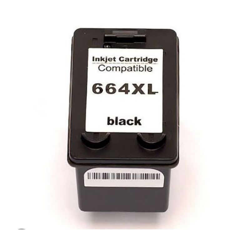 cartucho 664 preto compatível para impressora HP Deskjet Ink Advantage 1115, 2136, 3636, 3836, 4536, 4676 entre outros