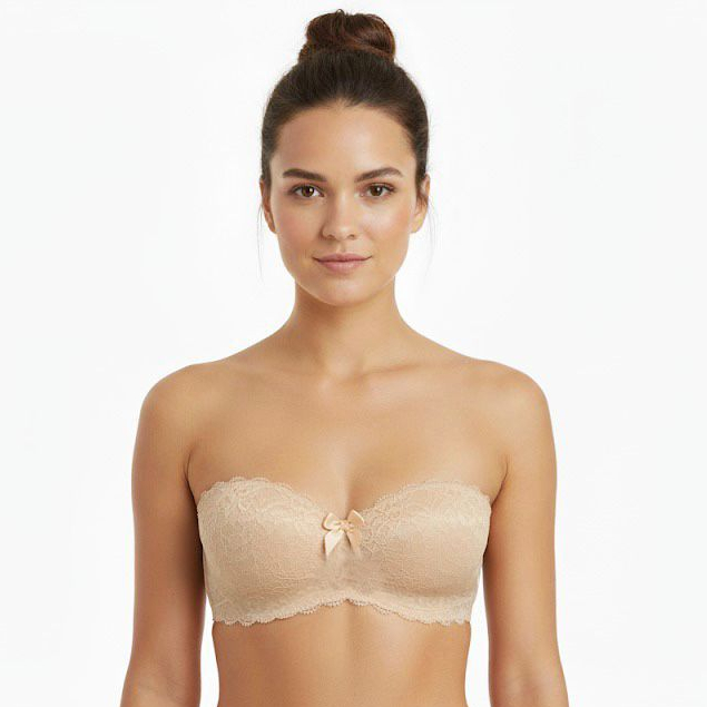 Sutiã Tomara que Caia em Renda Com Bojo e Aro Sem Alça 3 Confortável com Alta Sustentação em Oferta na Shopee