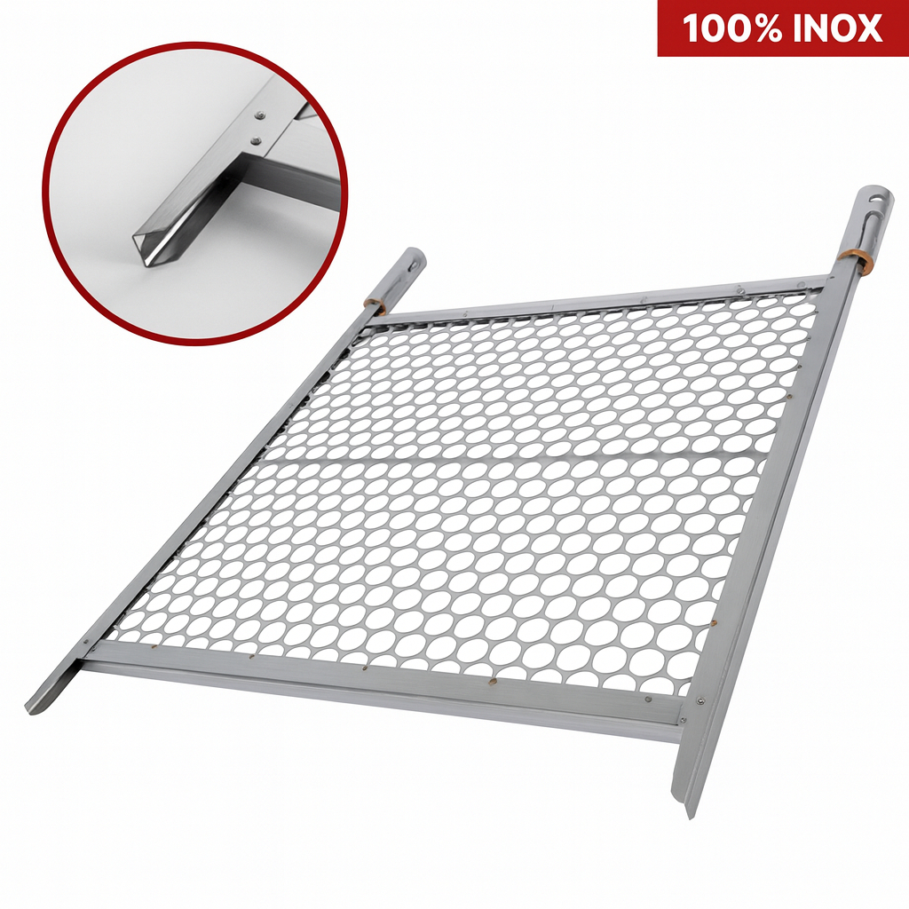 Grelha Para Churrasqueira Moeda Inox Tela Reforçada Churrasco Pré-Moldada E Alvenaria em Oferta na Shopee