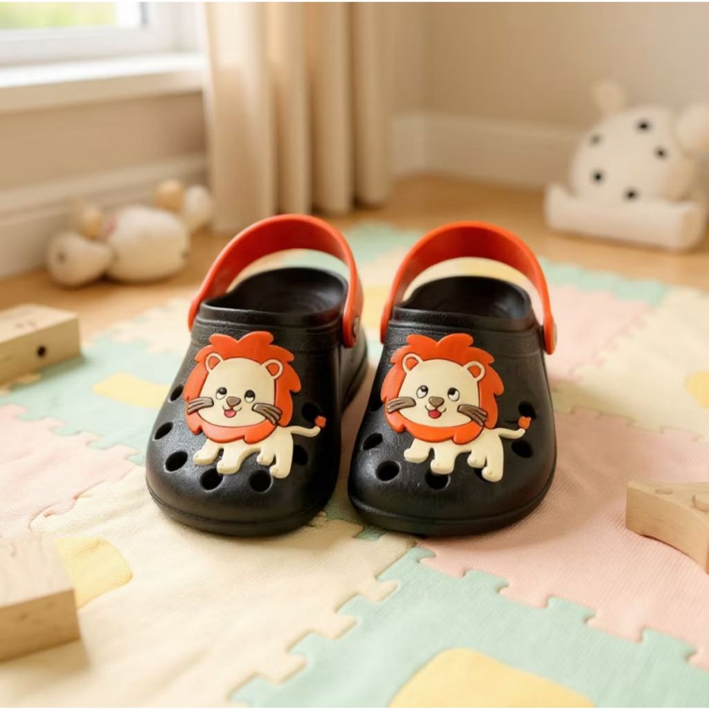 Babuche Infantil Menino Animais Bichos Leve Divertido Sandália Confortável Delicado Antiderrapante