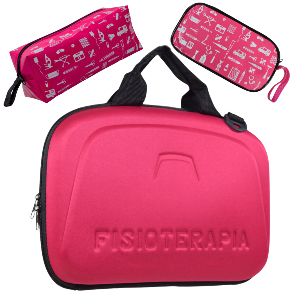 Kit Maleta Bolsa Fisioterapía Estagio Saude Case  Esteto Aparelho
