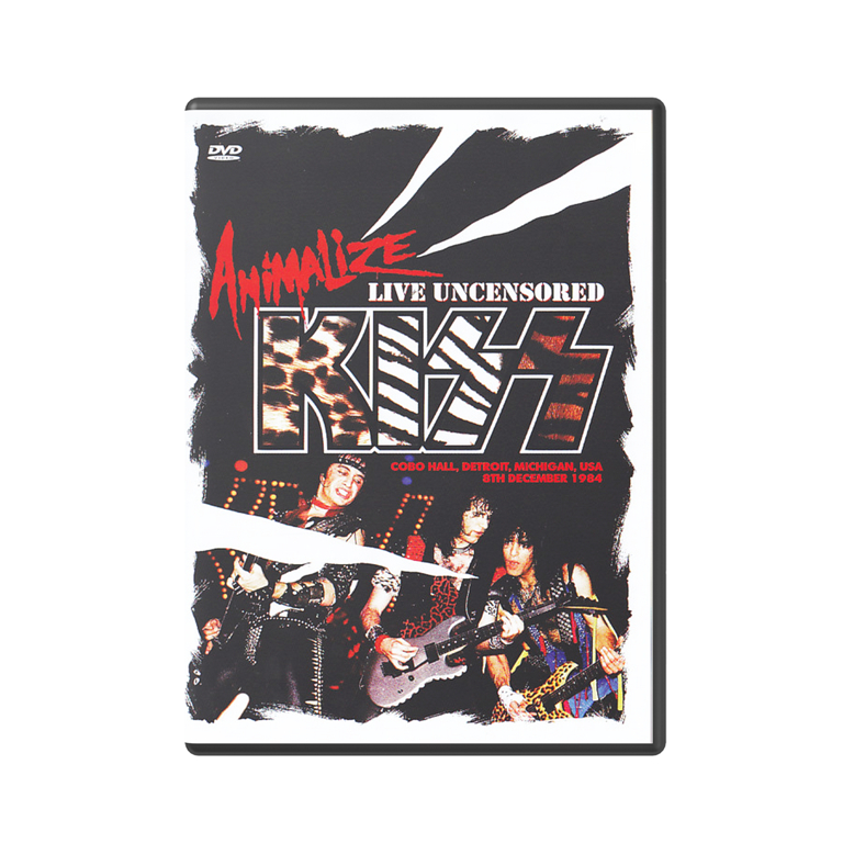 Kiss DVD Animalize Uncensored Cobo Hall Arena 1984 Zodiac Version