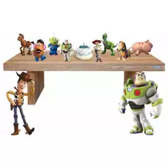 TOY STORY 8 DISPLAY DE MESA 2 DE CHÃO